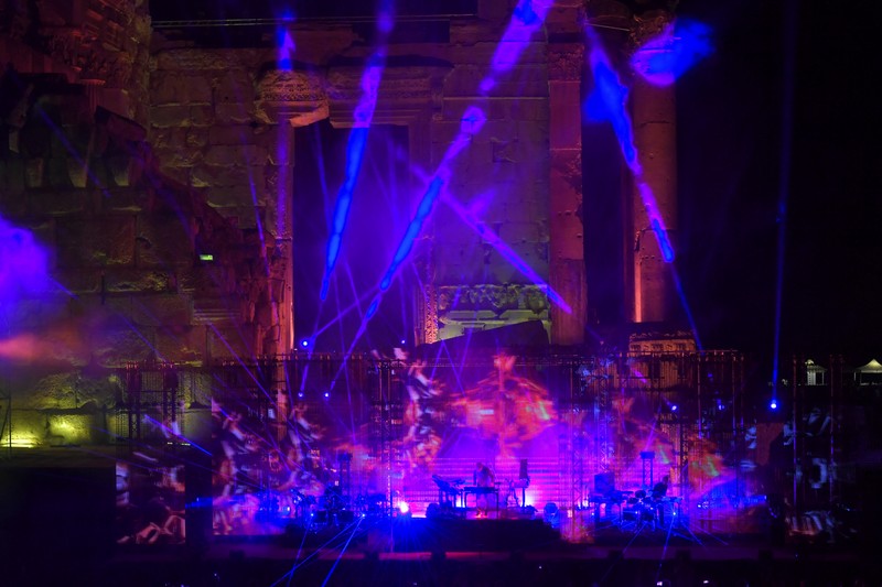 Jean Michel Jarre at Baalbeck Festival
